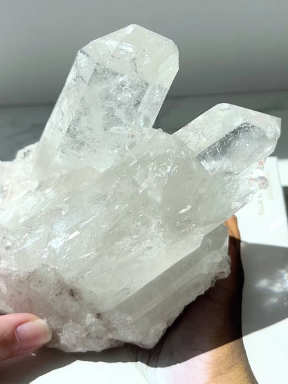 Clear Quartz Cluster (Large) 白水晶簇