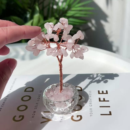 Rose Quartz Tree Mini 粉晶樹