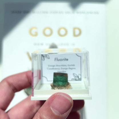 Fluorite Mineral 螢石礦標