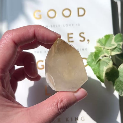 Natural Citrine Point 天然黃水晶