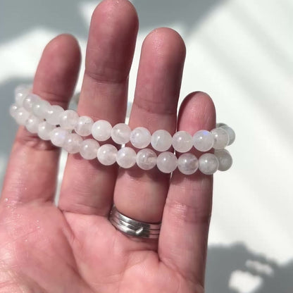 Moonstone Bracelet 6mm 月亮石