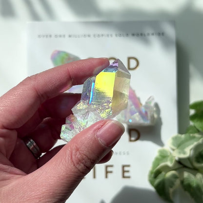 Angel Aura Quartz Cluster 天使光水晶