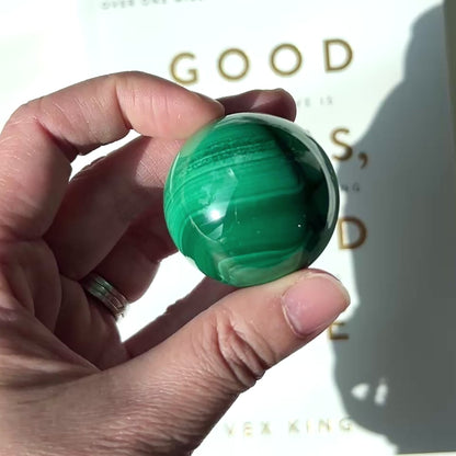 Malachite Sphere 孔雀石