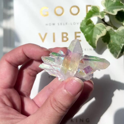Angel Aura Quartz Cluster 天使光水晶