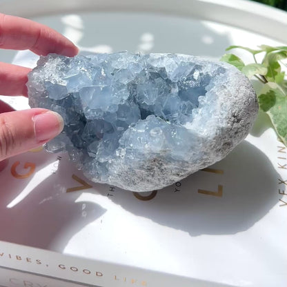 Celestite Cluster 天青石
