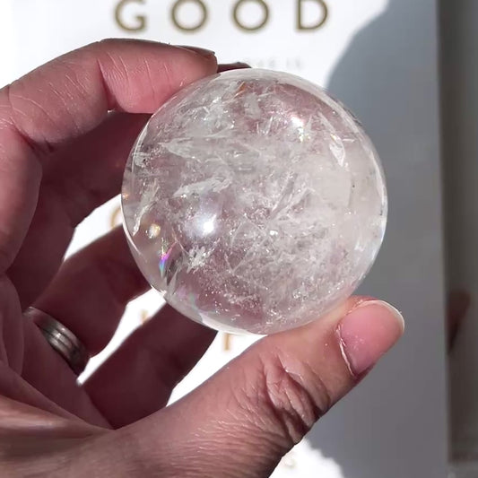 Clear Quartz Sphere 4.8cm 白水晶