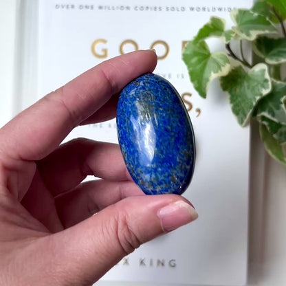 Lapis Lazuli Palm Stone 青金石