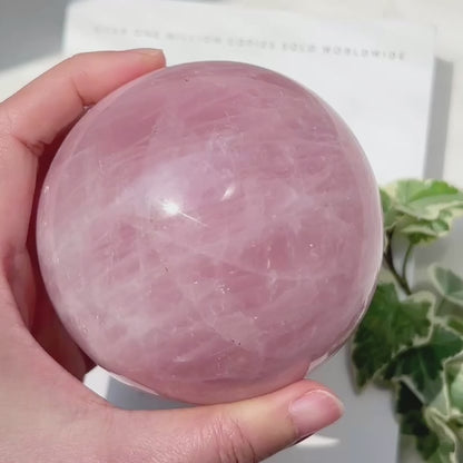 Rose Quartz Sphere 8cm 粉晶