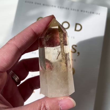 Natural Citrine Point 天然黃水晶