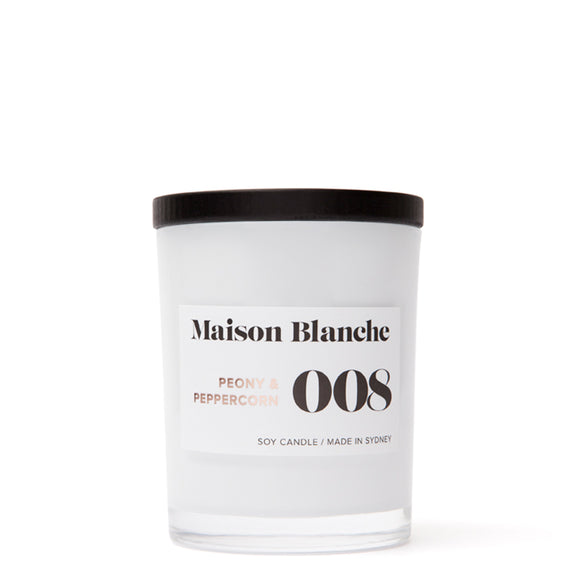 008 Peony & Peppercorn Soy Candle