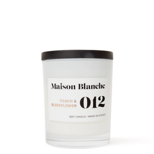 012 Peach & Elderflower Soy Candle