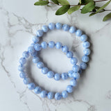 Blue Lace Agate Bracelet 8mm