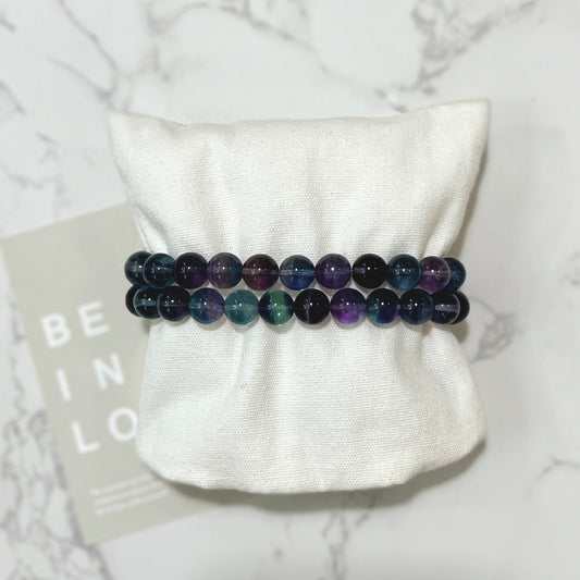 Fluorite Bracelet 9mm (FL-BR9-01)