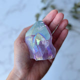 Amethyst Aura Semi Polished Point (AA-003)