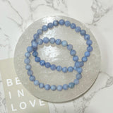 Blue Lace Agate Bracelet 7mm