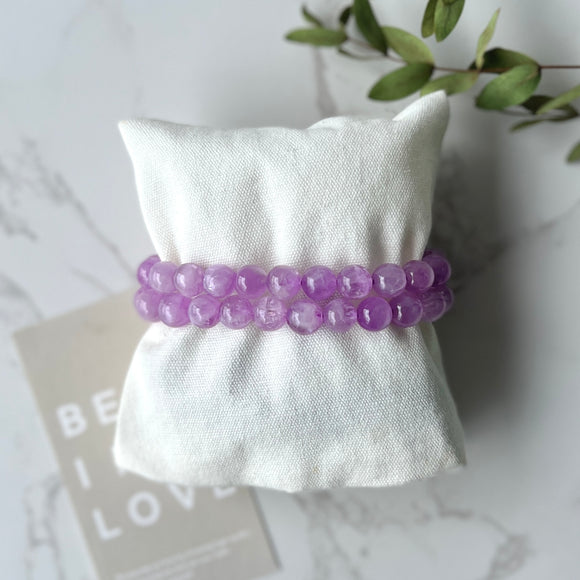 Kunzite Bracelet 8mm (KZ-BR8-02)