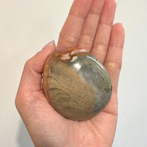 Polychrome Jasper Palm Stone (PJ-005)