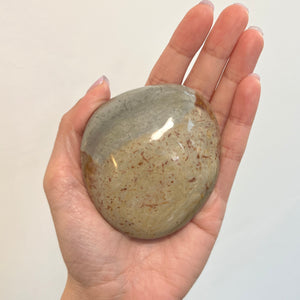 Polychrome Jasper Palm Stone (PJ-007)