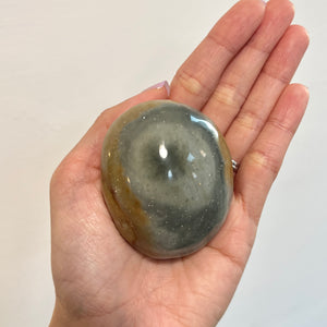 Polychrome Jasper Palm Stone (PJ-002)