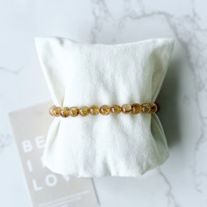 Golden Rutilated Quartz bracelet 7mm (GR-BR7-01)