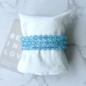 Aquamarine bracelet 7mm (AQ-BR7-01)