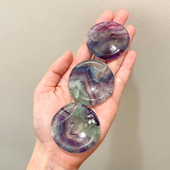 Fluorite worry stone (FL-015)