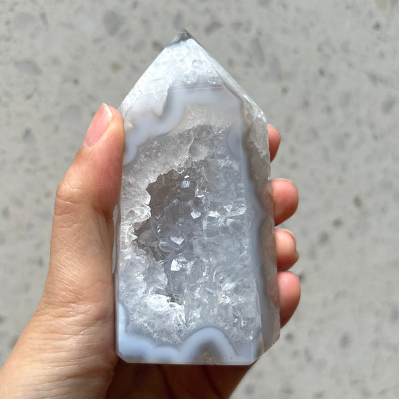 Druzy Agate Tower (DRA-005)